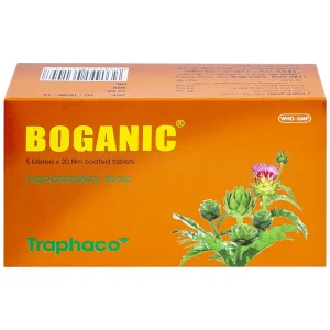 Thuốc Boganic Traphaco bổ gan, hỗ trợ điều trị suy giảm chức năng gan (5 vỉ x 20 viên)