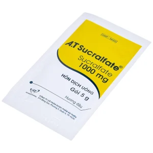 Hỗn dịch uống A.T Sucralfate 1000mg An Thiên điều trị loét dạ dày tá tràng (20 gói x 5g)