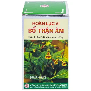 Thuốc Hoàn Lục Vị Bổ Thận Âm OPC điều trị các trường hợp tinh huyết suy kém, hoa mắt, chóng mặt (10 gói x 5g)