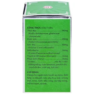 Thuốc Hoàn Lục Vị Bổ Thận Âm OPC điều trị các trường hợp tinh huyết suy kém, hoa mắt, chóng mặt (10 gói x 5g)