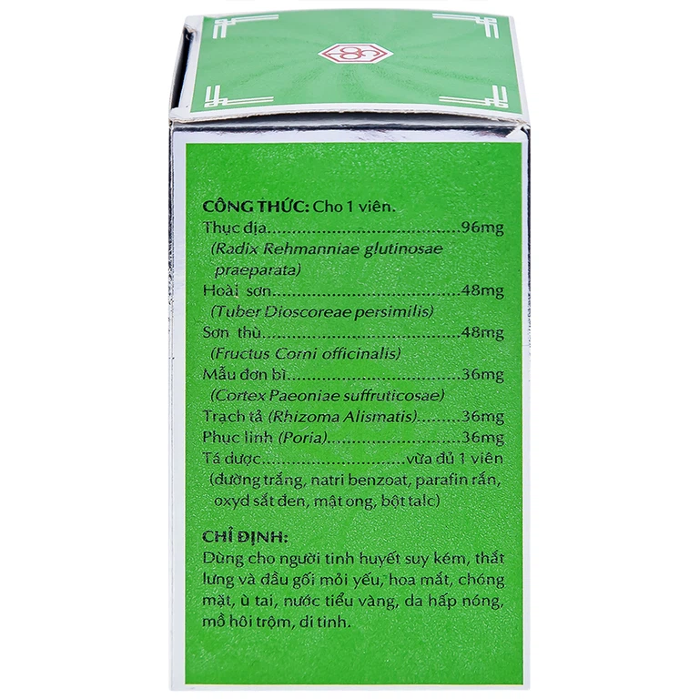 Thuốc Hoàn Lục Vị Bổ Thận Âm OPC điều trị các trường hợp tinh huyết suy kém, hoa mắt, chóng mặt (10 gói x 5g)