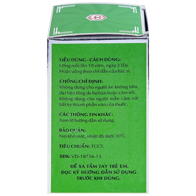 Thuốc Hoàn Lục Vị Bổ Thận Âm OPC điều trị các trường hợp tinh huyết suy kém, hoa mắt, chóng mặt (10 gói x 5g)