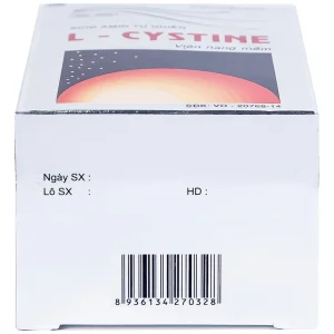 Viên nang mềm L-Cystine 500mg Medisun bổ sung cho người suy dinh dưỡng, kém hấp thu, sạm da (12 vỉ x 5 viên)