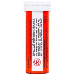 Viên sủi C-Calci OPC phòng và điều trị tình trạng thiếu Vitamin C và Calci (10 viên)