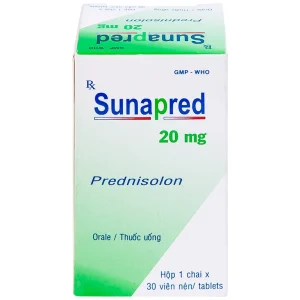 Thuốc Sunapred 20mg Donaipharm chống viêm, chống dị ứng (30 viên)