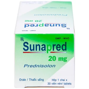 Thuốc Sunapred 20mg Donaipharm chống viêm, chống dị ứng (30 viên)