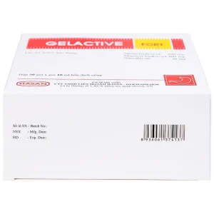 Hỗn dịch uống Gelactive Fort Hasan làm dịu các triệu chứng trong rối loạn tiêu hóa (30 gói x 10ml)