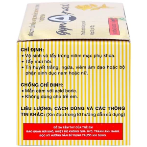 Thuốc vệ sinh phụ nữ Gynapax Vidipha hỗ trợ vệ sinh và tẩy trùng niêm mạc phụ khoa (30 gói x 5g)