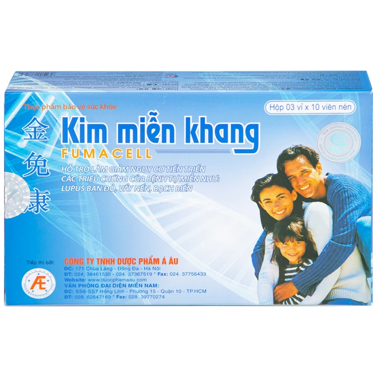 Viên uống Kim Miễn Khang IMC tăng cường năng lượng cho tế bào miễn dịch (3 vỉ x 10 viên)