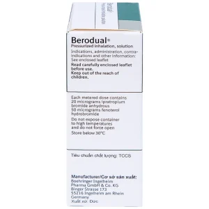 Dung dịch Berodual Boehringer hỗ trợ giãn phế quản (10ml)