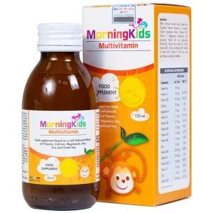 Siro MorningKids Multivitamin Bổ sung Vitamin và khoáng chất (125ml)