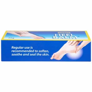 Kem Heel Balm Bridge Healthcare làm mềm, phục hồi da thô ráp, khô, nứt nẻ ở gót chân và bàn chân (75g)