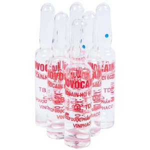 Dung dịch tiêm Novocain 3% Vinphaco gây tê tiêm thấm, gây tê vùng, gây tê tủy sống (100 ống x 2ml)