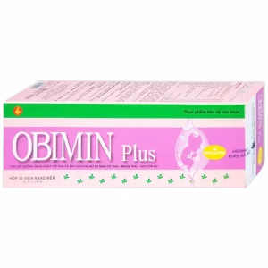Viên uống Obimin Plus bổ sung các vitamin và khoáng chất (6 vỉ x 5 viên)