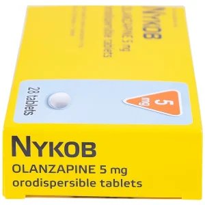 Viên nén Nykob 5mg Genepharm SA điều trị tâm thần phân liệt (4 vỉ x 7 viên)