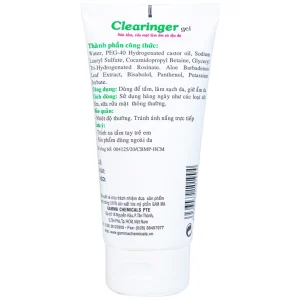 Sữa tắm, rửa mặt Clearinger Gamma làm ẩm và dịu da (150ml)