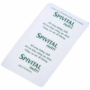 Viên uống Spivital Nutri DHG bổ sung dưỡng chất, tăng cường sức khỏe (10 vỉ x 10 viên)