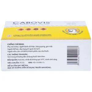 Viên Cabovis OPC thanh nhiệt giải độc, điều trị các chứng do nóng nhiệt (5 vỉ x 10 viên)