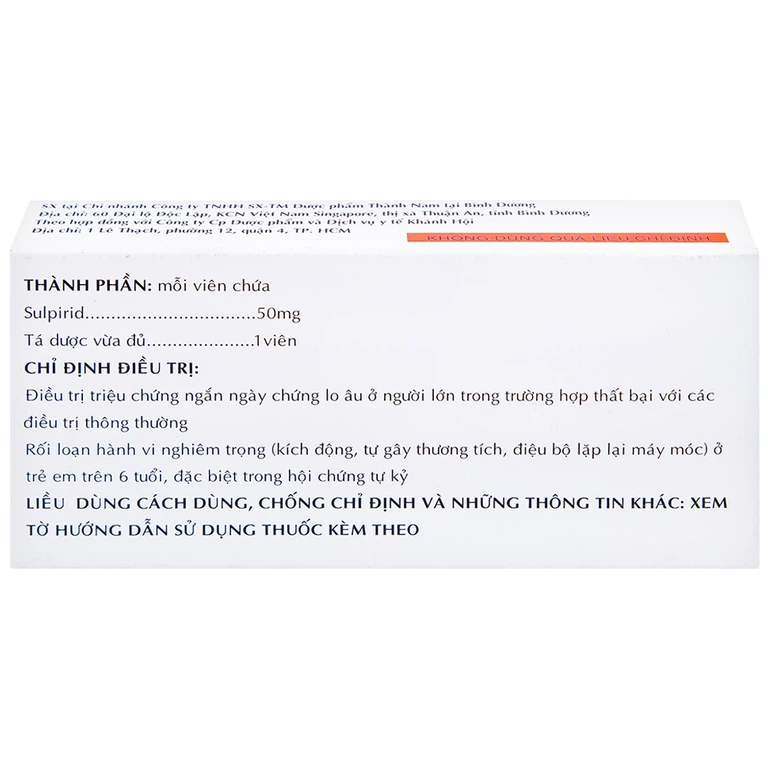 Thuốc Dogwazin Thành Nam điều trị các triệu chứng lo âu, rối loạn hành vi nặng (3 vỉ x 10 viên)