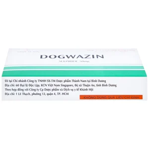 Thuốc Dogwazin Thành Nam điều trị các triệu chứng lo âu, rối loạn hành vi nặng (3 vỉ x 10 viên)