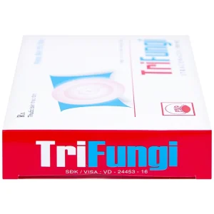 Thuốc Trifungi Pymepharco điều trị nhiễm nấm Candida ở miệng - họng (1 vỉ x 4 viên)