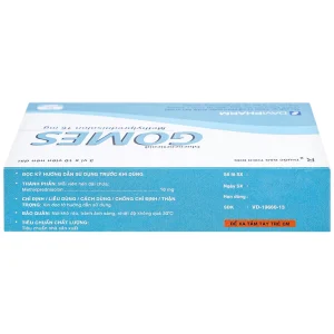 Thuốc Gomes 16mg Davipharm kháng viêm, điều trị viêm khớp dạng thấp, lupus ban đỏ hệ thống (3 vỉ x 10 viên)