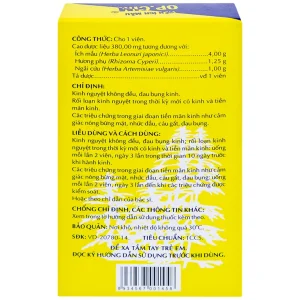 Viên ích mẫu OP.CIM OPC điều hòa kinh nguyệt (2 vỉ x 10 viên)