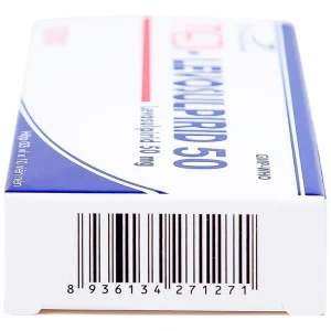 Viên nén Medi-Levosulpirid 50 Medisun điều trị tâm thần phân liệt, rối loạn tiêu hóa (3 vỉ x 10 viên)