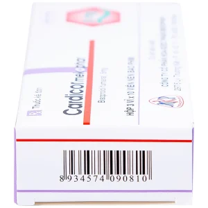 Thuốc Cardicor Mekophar 5 điều trị cao huyết áp, đau thắt ngực (3 vỉ x 10 viên)
