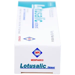 Thuốc mỡ bôi da Lotusalic Medipharco giảm các biểu hiện viêm của bệnh da dày sừng và bệnh da khô (15g)