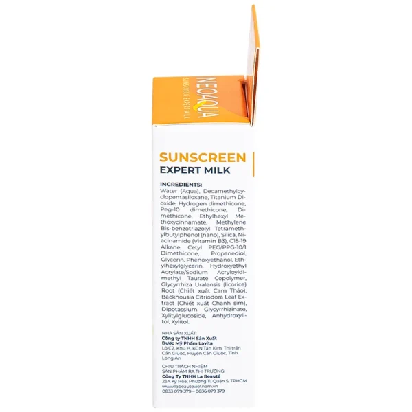 Sữa chống nắng dưỡng ẩm kiềm dầu NeoAqua Sunscreen Expert Milk SPF50+ (30ml)