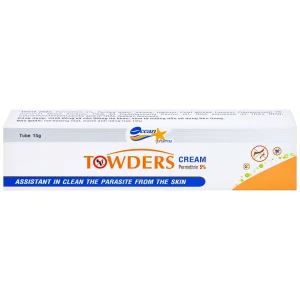 Kem Towders Cream Quang Xanh hỗ trợ phòng ngừa muỗi, ghẻ, chấy và giữ ẩm, mềm mịn da (15g)