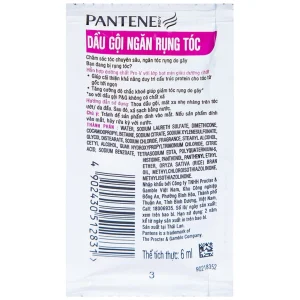 Dầu gội ngăn rụng tóc Pantene dạng dây (10 gói x 6g)