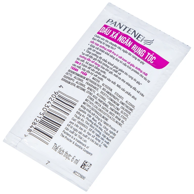 Dầu xả ngăn rụng tóc Pantene dạng dây (10 gói x 6ml)