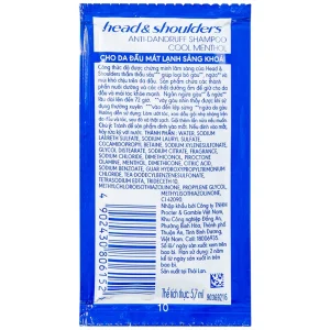 Dầu gội làm sạch gàu dạng dây Head And Shoulders bạc hà mát lạnh (12 gói x 5.7ml)