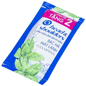 Dầu gội làm sạch gàu dạng dây Head And Shoulders bạc hà mát lạnh (12 gói x 5.7ml)