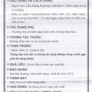 Viên nang mềm L-Cystine 500mg Medisun bổ sung cho người suy dinh dưỡng, kém hấp thu, sạm da (12 vỉ x 5 viên)