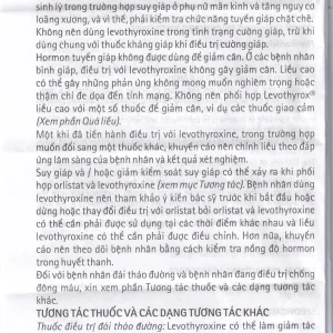 Thuốc Levothyrox 100µg Merck điều trị bướu giáp, suy giáp, ung thư giáp (2 vỉ x 15 viên)