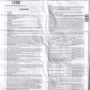 Viên nén Lipistad 10 Stella điều trị tăng cholesterol máu (3 vỉ x 10 viên)