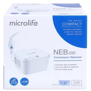 Máy xông khí dung Microlife NEB200 hỗ trợ các bệnh viêm mũi, viêm xoang