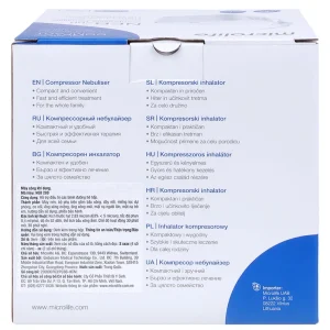 Máy xông khí dung Microlife NEB200 hỗ trợ các bệnh viêm mũi, viêm xoang
