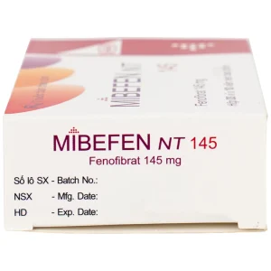 Thuốc Mibefen NT 145 Hasan điều trị tăng triglycerid huyết nặng (3 vỉ x 10 viên)
