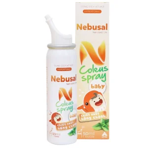 Dung dịch xịt mũi Nebusal Coleus Spray Baby 50ml CPC1HN giảm tắc nghẽn, nghẹt mũi, dễ thở