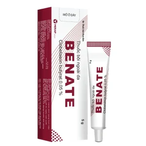 Thuốc Benate 0.05% Merap giảm các triệu chứng viêm và ngứa của các bệnh da (5g)