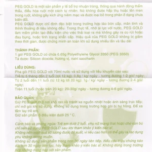 Bột pha uống Peg Gold Medvie Armephaco bổ trợ nhuận tràng (30 gói)