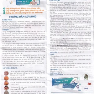 Kem bôi da Plasmakare Nº5 Innocare 25g hỗ trợ điều trị Zona, Herpes, thủy đậu, tay chân miệng