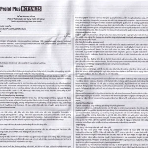 Thuốc Savi Prolol Plus HCT 5/6.25 kiểm soát tình trạng tăng huyết áp (3 vỉ x 10 viên)