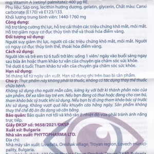 Viên uống SkillMax Ocavill hỗ trợ tăng cường thị lực, cải thiện các triệu chứng khô mắt, mỏi mắt (2 vỉ x 15 viên)