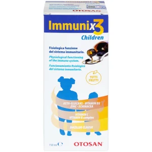 Siro Immunix3 Children 150ml Otosan hỗ trợ tăng cường đề kháng, tăng cường sức khỏe