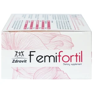 Viên uống Femifortil NP Pharma bổ sung Vitamin, khoáng chất và thảo dược cho phụ nữ mang thai (4 vỉ x 15 viên)